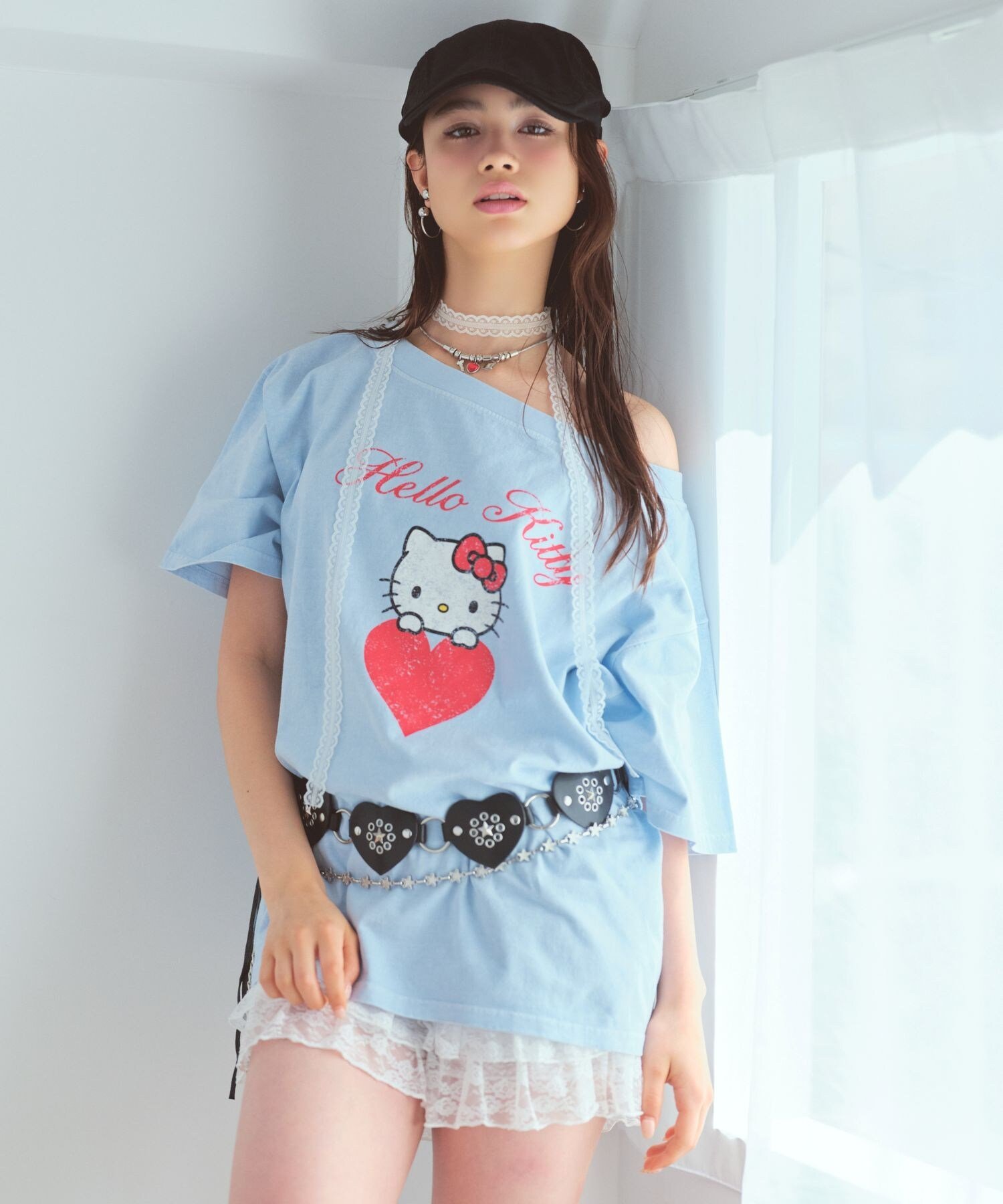 【SALE／36%OFF】repipi armario 【HELLO KITTY】オフショルTシャツ レピピアルマ...