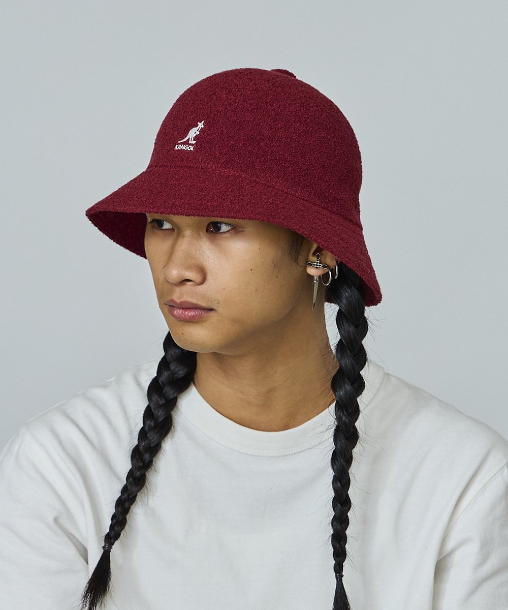 KANGOL KANGOL BERMUDA CASUAL オーバーライド 帽子 ハット ピンク イエロー ブラック グレー ホワイト レッド グリーン ネイビー ブルー【送料無料】