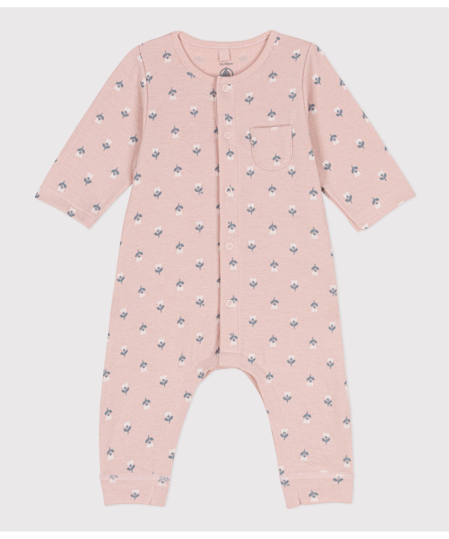 プチバトー ベビー服 男の子 【SALE／30%OFF】PETIT BATEAU プリントチュビック長袖ロンパース プチバトー マタニティウェア・ベビー用品 ロンパース・カバーオール【送料無料】