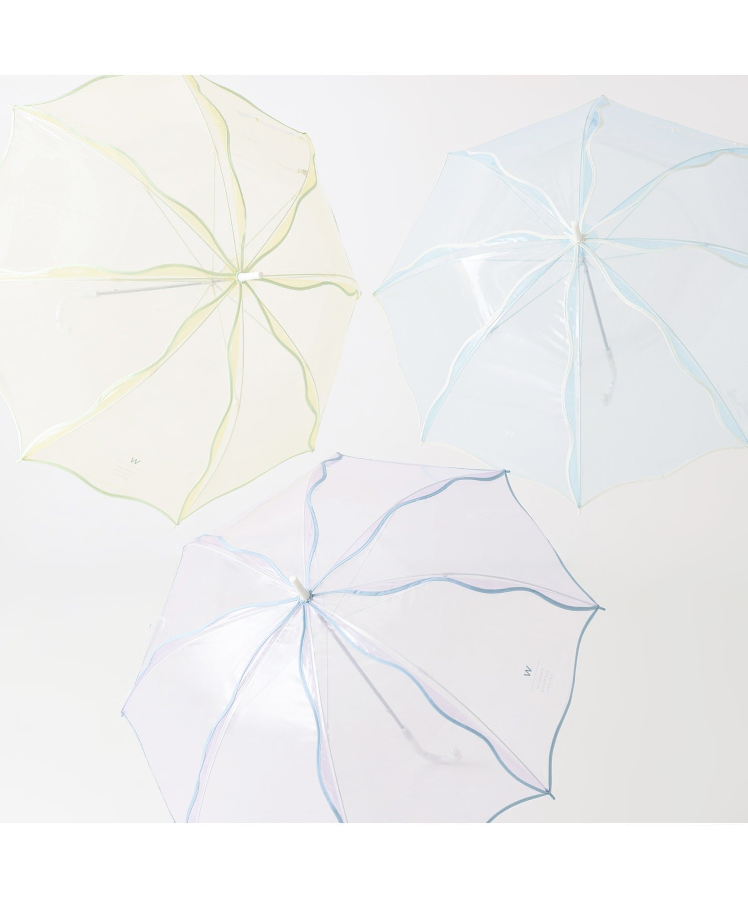 Francfranc ウェービーアンブレラ 長傘 60cm ラベンダー フランフラン ファッショ...