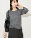 SLOBE IENA 《WEB限定/追加2予約》スイビハイゲージプルオーバー スローブ イエナ トップス ニット ネイビー ホワイト グレー ブラック【送料無料...
