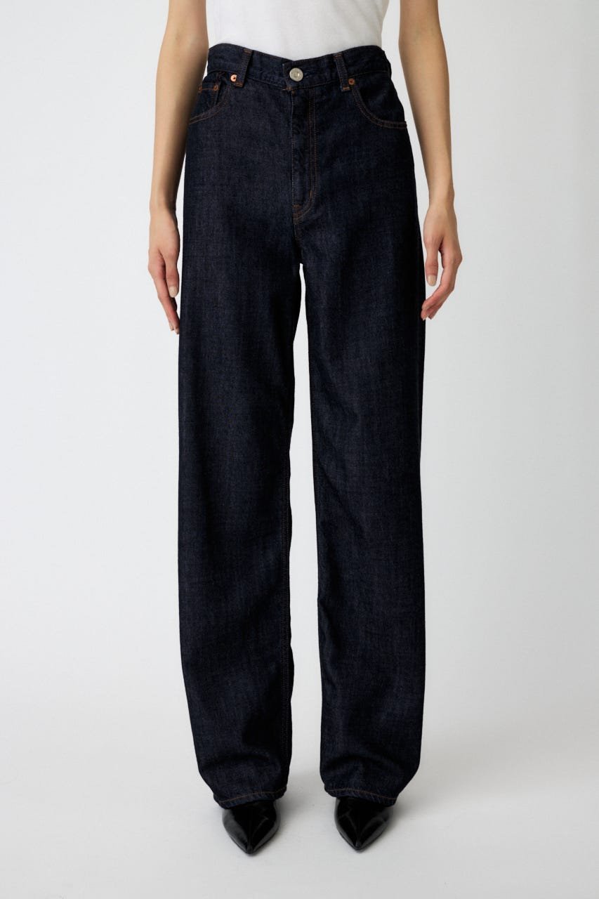 TENCEL(TM) DENIM ストレート マウジー パンツ ジーンズ・デニムパンツ