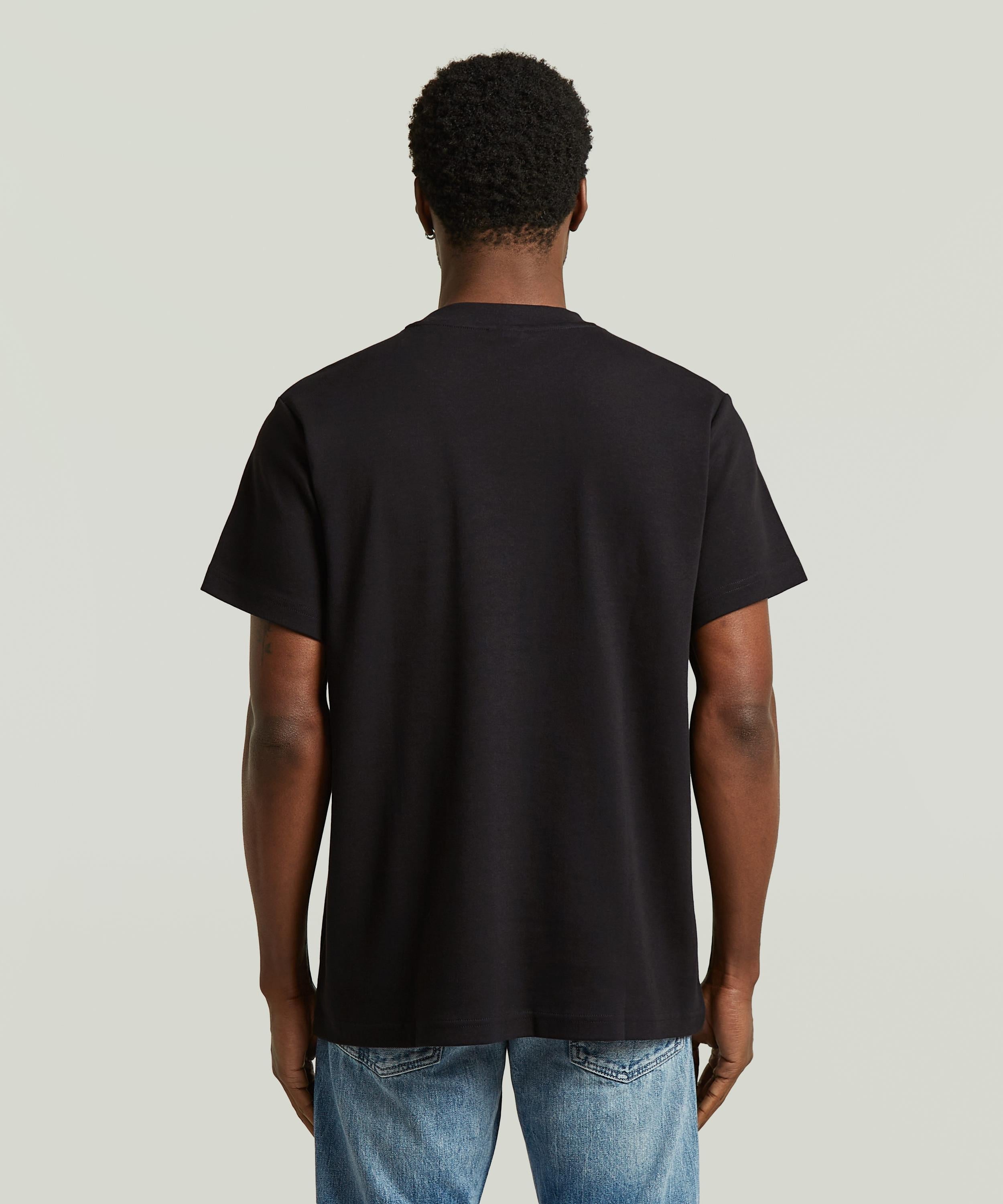 【公式ショップ】G-NO Loose T-Shirt/グラフィックオーバーサイズルーズTシャツ/マスコットキャラクター ジースターロゥ トップス カットソー・Tシャツ ブラック