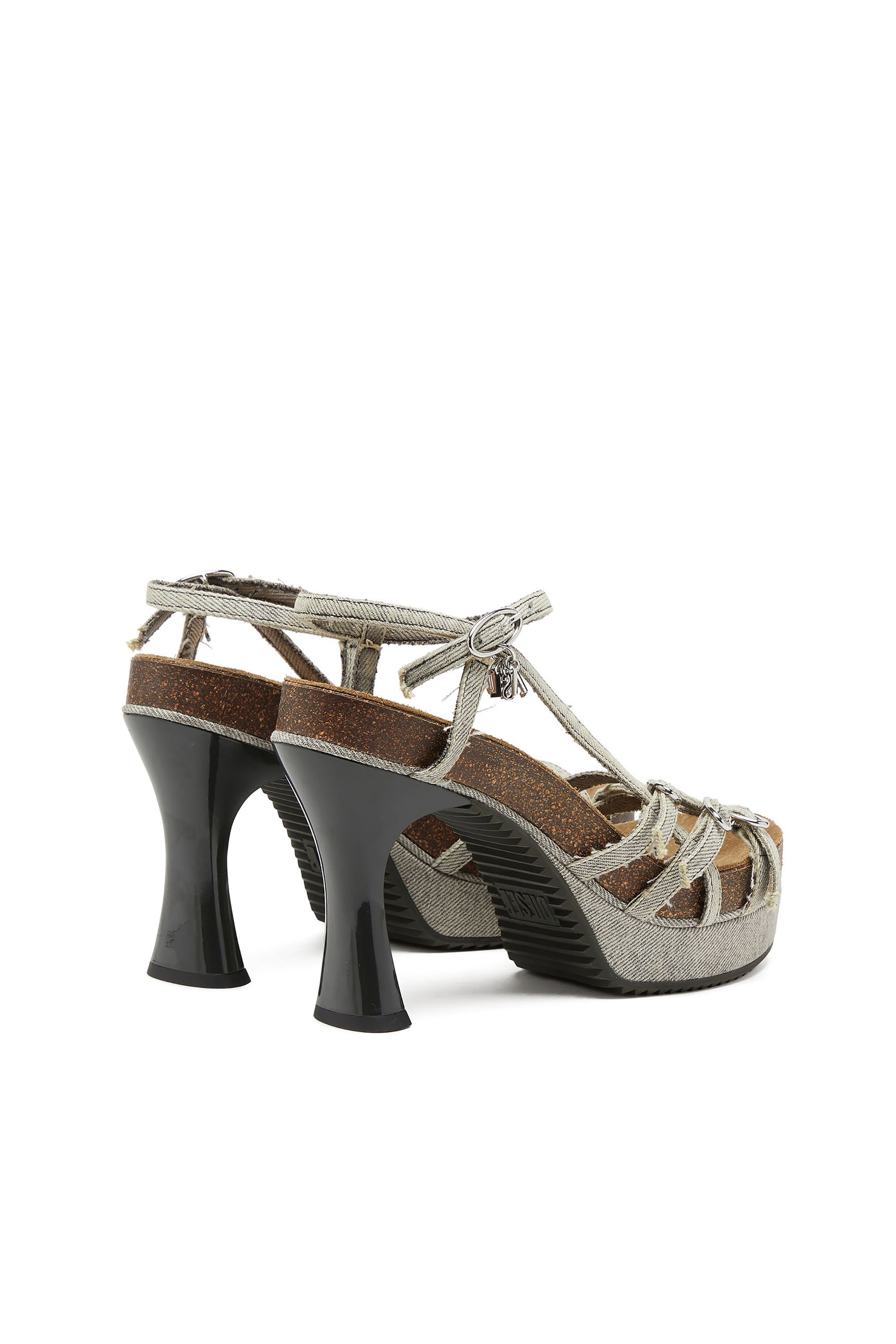 ウィメンズ サンダル D-WOODSTOCK 105 SANDAL ディーゼル シューズ・靴 サンダル グレー