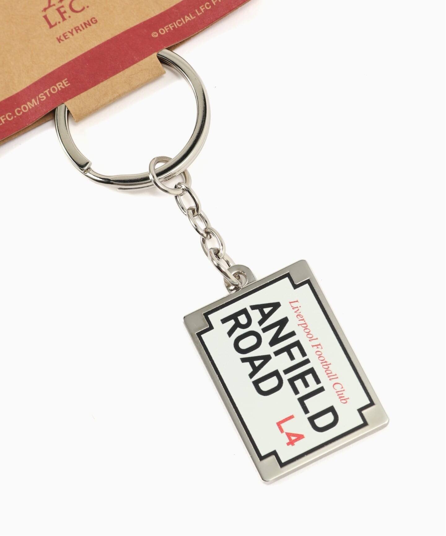 Liverpool FC 【Liverpool FC / リバプール FC】 STREET SIGN KEYRING フォーワンセブン エディフィス ファッション雑貨 その他のファッション雑貨