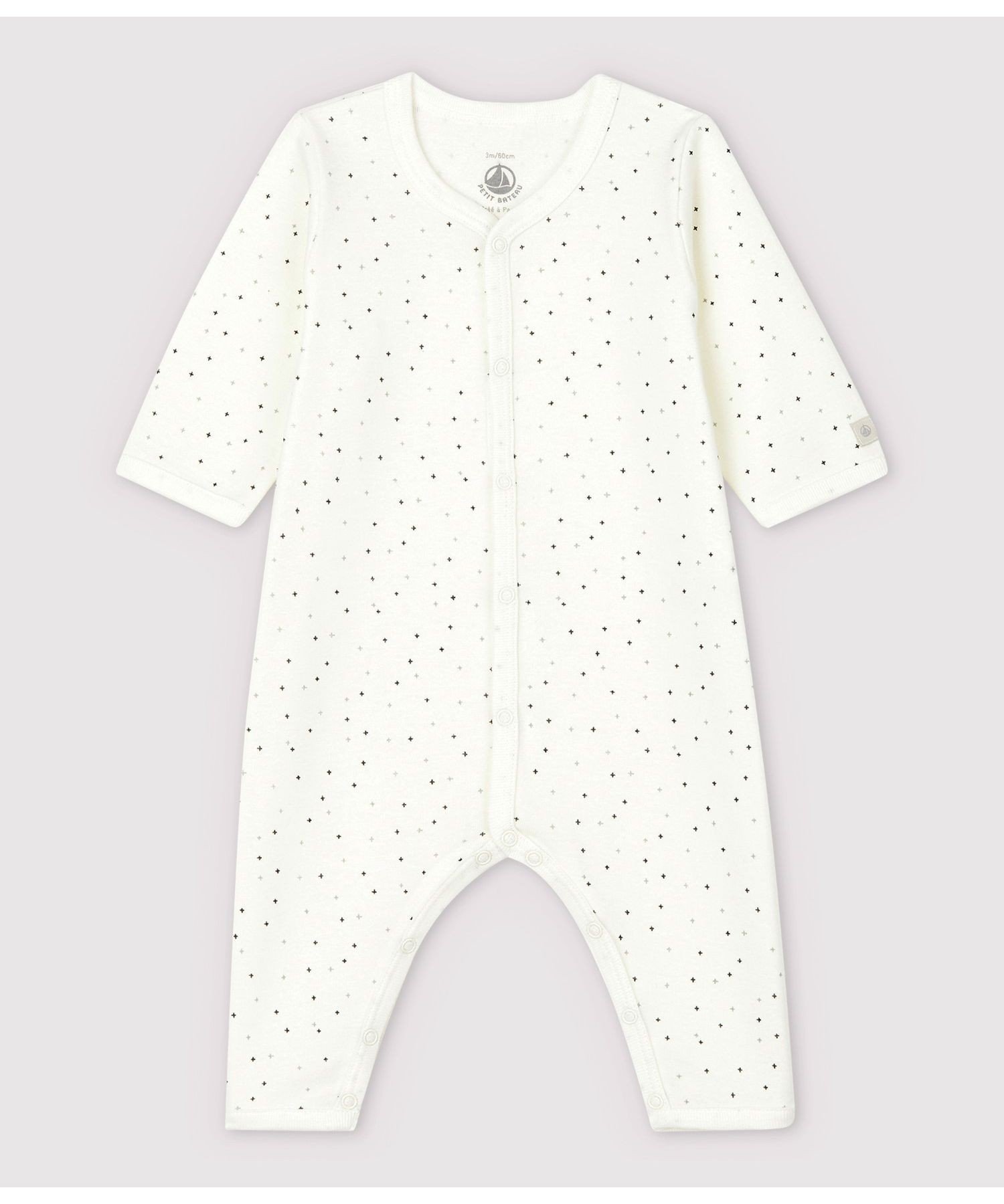 プチバトー ベビー服 男の子 【SALE／10%OFF】PETIT BATEAU プリント足なしロンパース プチバトー マタニティウェア・ベビー用品 ロンパース・カバーオール ホワイト【送料無料】