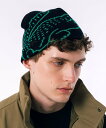 【SALE/40%OFF】LACOSTE ワニロゴジャカードショートビーニー ラコステ 帽子 ニット帽・ビーニー ブラック ホワイト【送料無料】