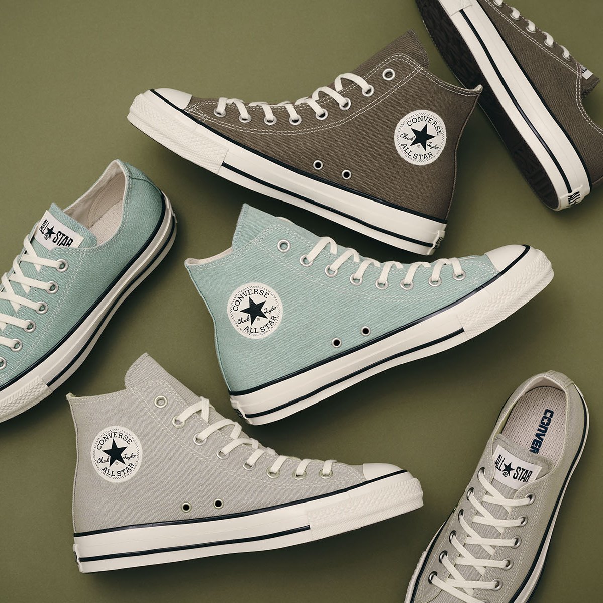 【SALE／30%OFF】CONVERSE 【CONVERSE 公式】ALL STAR AGED HI/【コンバース 公式】オールスター　エイジド　HI　ハイカット コンバース シューズ・靴 スニーカー ブラウン【送料無料】のサムネイル