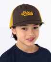 【SALE/50%OFF】SHIPS KIDS SHIPS KIDS:ロゴ メッシュ キャップ シップス 帽子 キャップ ブルー ブラウン