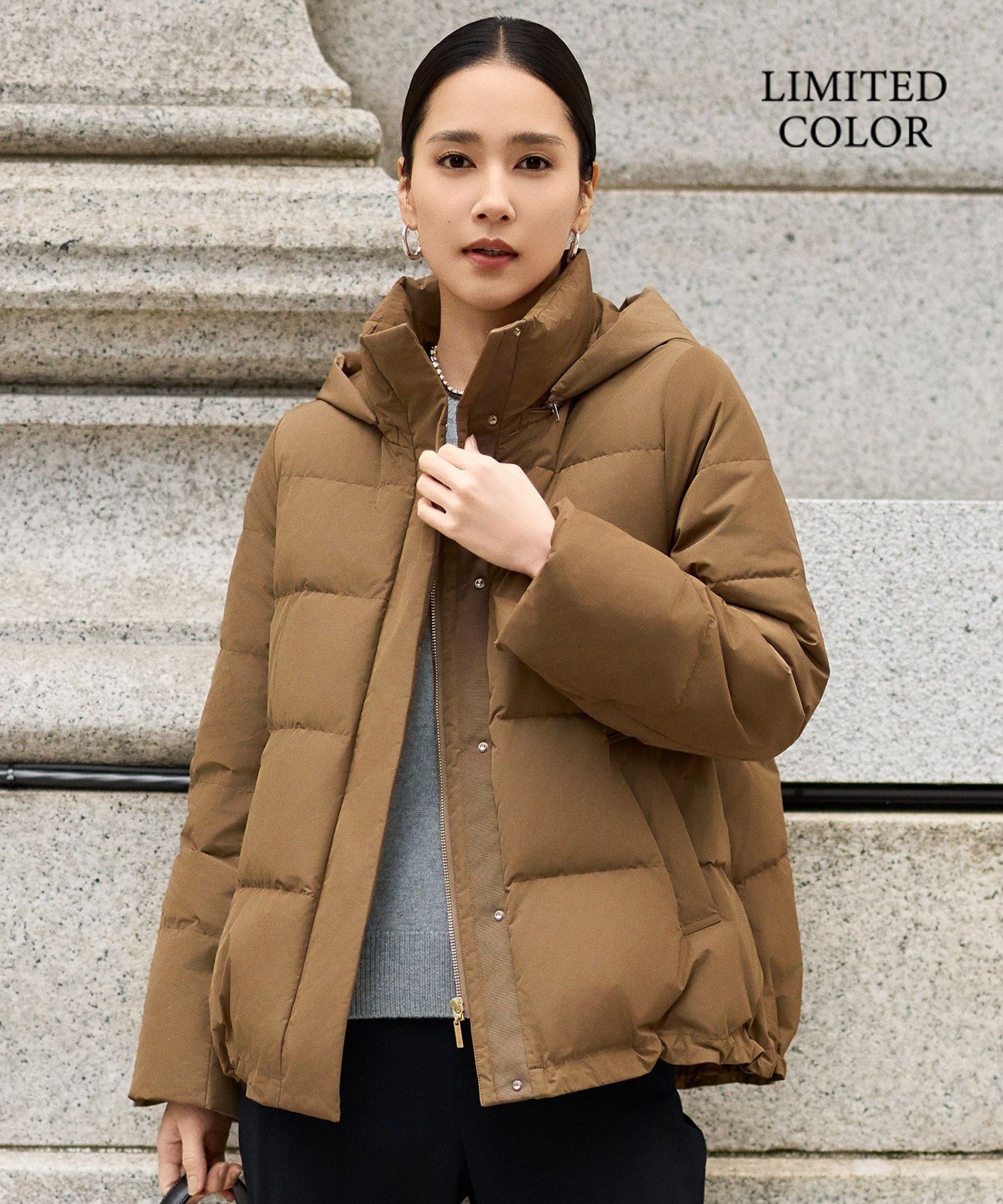 自由区 【WEB限定カラーあり】マイクロタッサーダウン コートII ジユウク ジャケット・アウター ダウンジャケット・ダウンベスト ブラック ブラウン カーキグリーン【送料無料】のサムネイル