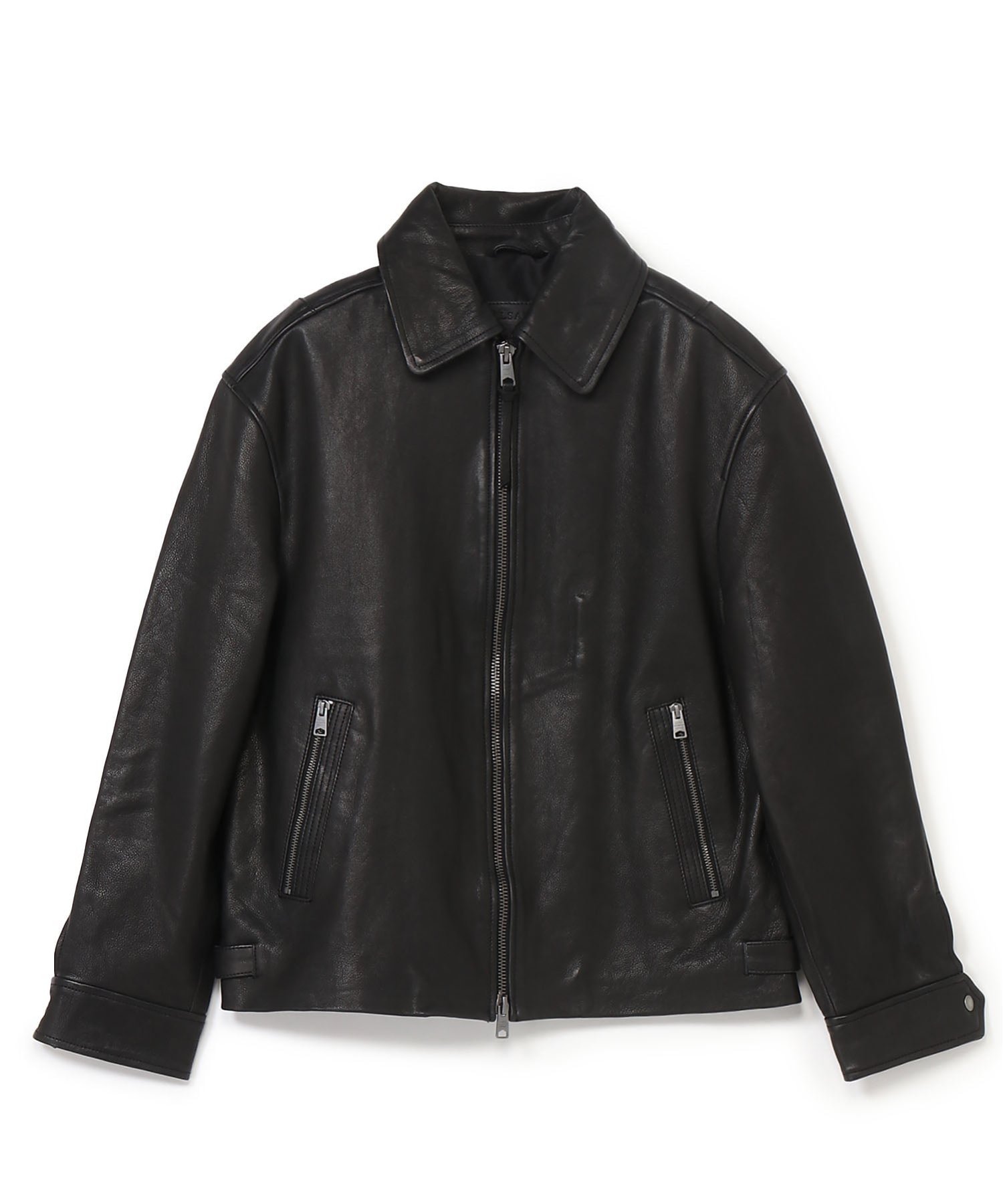 ALLSAINTS ライダース レザージャケット ベルト ブラック UK6 ALLSAINTS レザージャケット ライダース BALFERN LEATHER BIKER