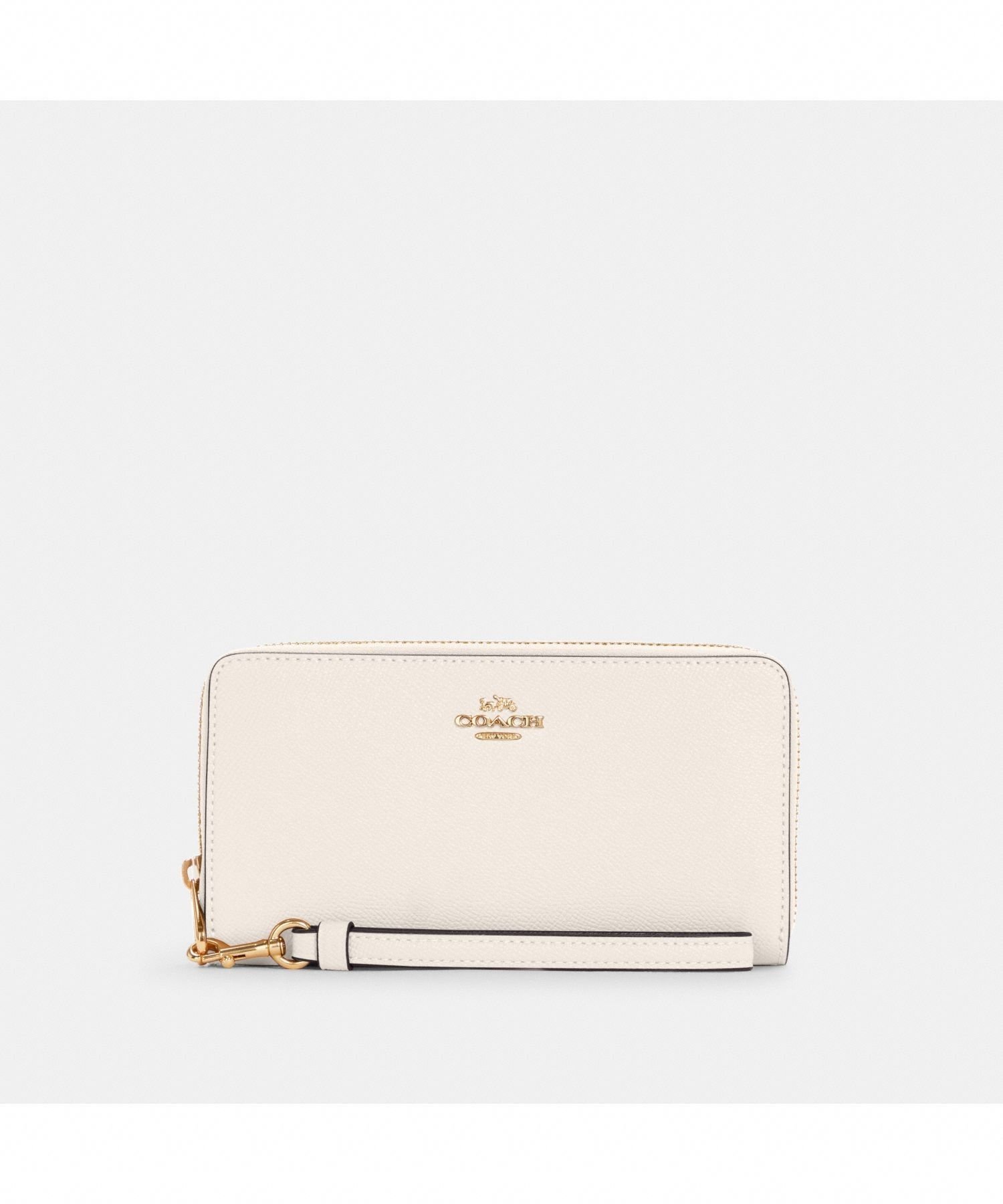 【SALE／62%OFF】COACH OUTLET ロング ジップ アラウンド ウォレット コーチ　アウトレット 財布・ポーチ・ケース 財布 ホワイト【送料無料】