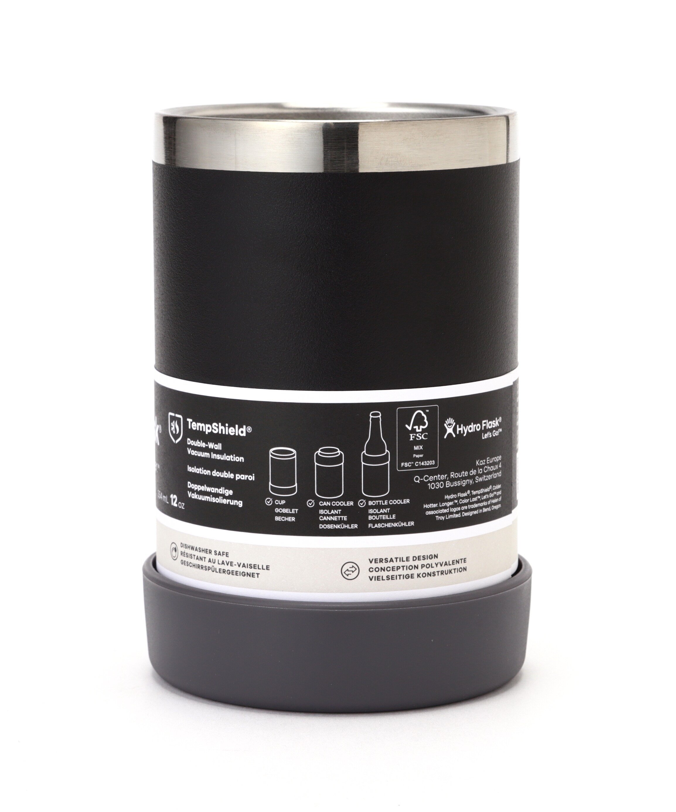 BEAVER Hydro Flask/ハイドロフラスク 12oz Cooler Cup 12ozクーラーカップ ビーバー ファッション雑貨 その他のファッション雑貨 ホワイト ブラック