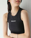 JOINT WORKS 【ANNA SUI NYC / アナスイエヌワイシー】 Logo tank top ジョイントワークス トップス ノースリーブ・タンクトップ ブラック ホワイト ピンク【送料無料】