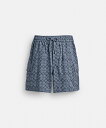 【SALE/62%OFF】COACH OUTLET 【公式】シグネチャー キャンプ ショーツ コーチ アウトレット パンツ その他のパンツ ブルー【送料無料】