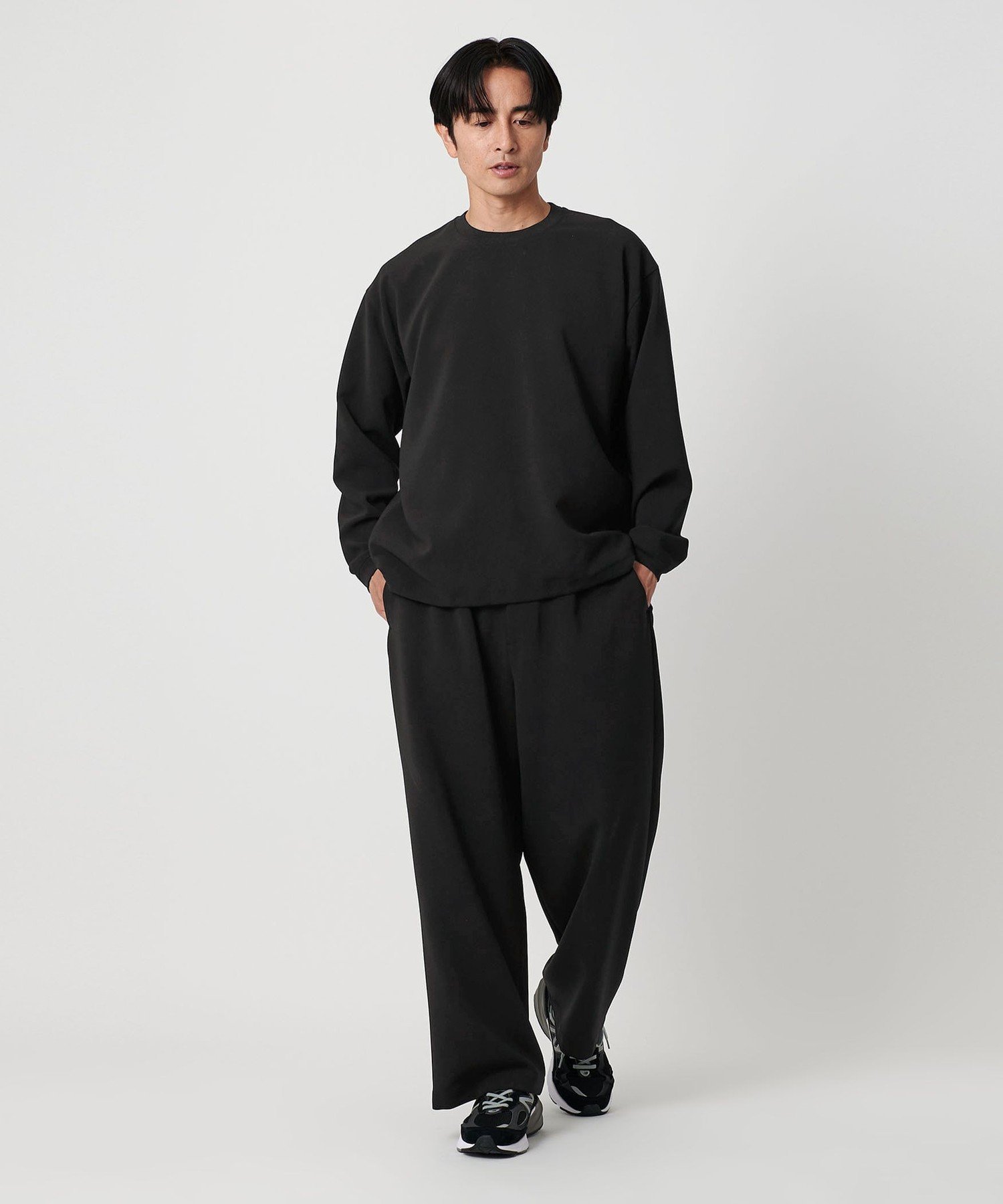 【SALE／45%OFF】BEAUTY&YOUTH UNITED ARROWS DUAL PACK 2.0 ワイド オフィサーパンツ NO.10 セットアップ対応 ウォッシャブル マルチ機能 ビューティー＆ユース　ユナイテッドアローズ パンツ その他のパンツ グレー ブラック【送料無料】