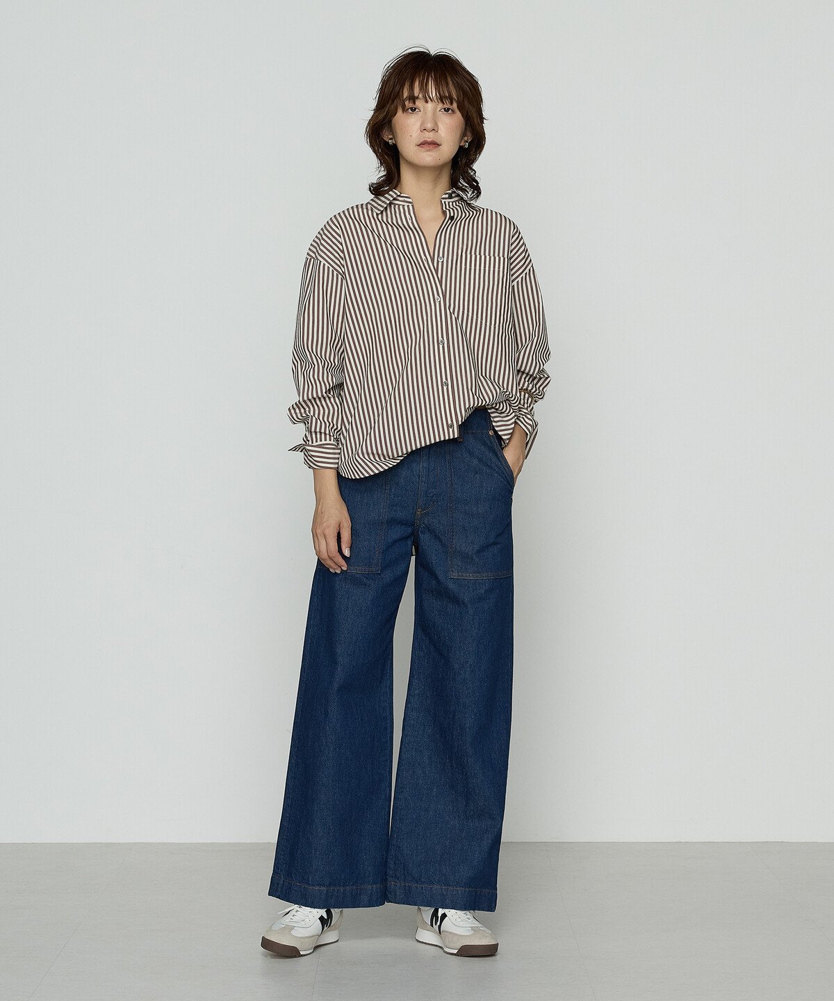 12.5oz デニム パンツ コムサ パンツ ジーンズ・デニムパンツ ブラック ネイビー