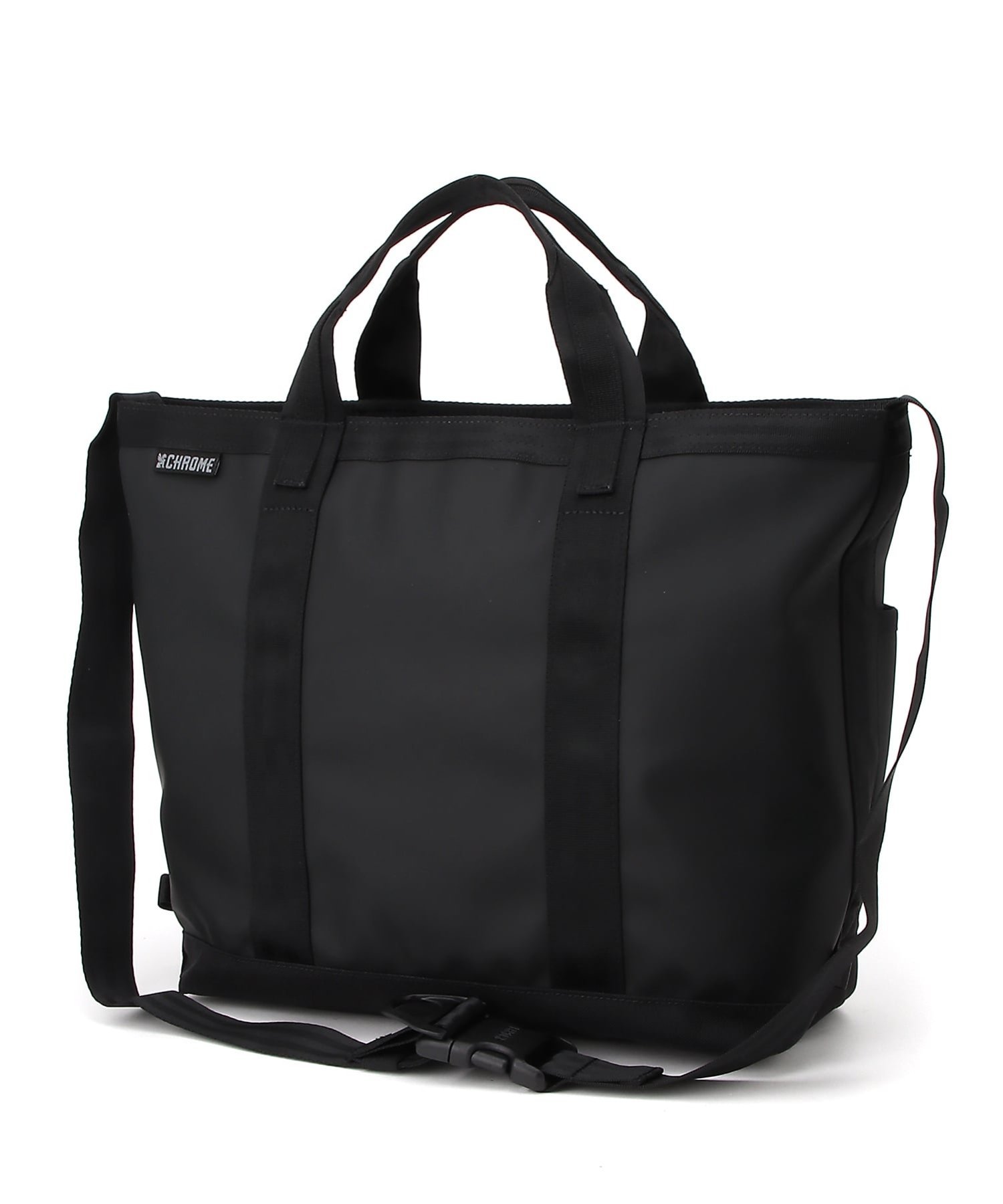 (M)GROCERY TOTE MSNGR 15L クローム バッグ トートバッグ ブラック