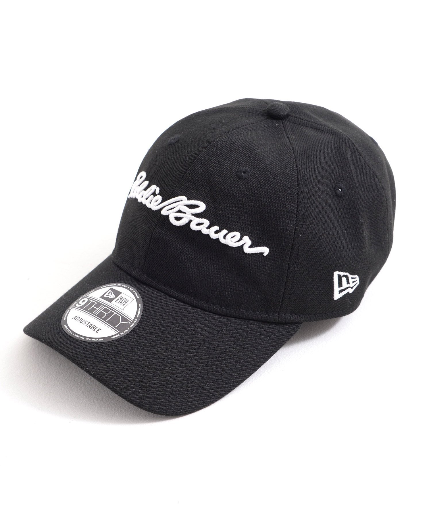 Eddie Bauer 《NEW ERA》 9THIRTY ロゴキャップ/《NEW ERA》 9THIRTY LOGO CAP エディーバウアー 帽子 キャップ ブラック