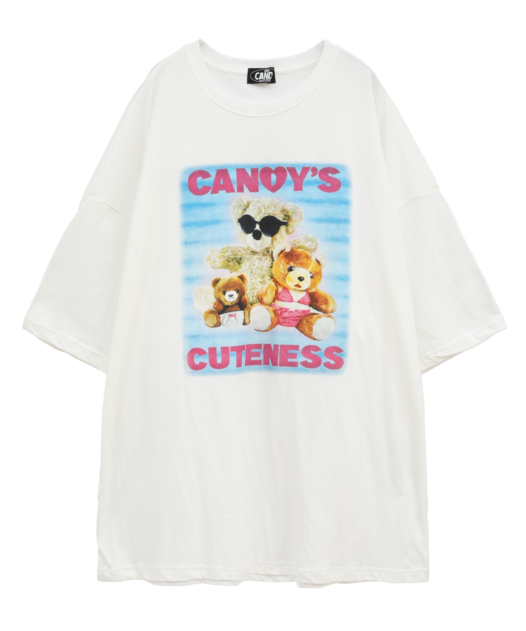 Candy Stripper CANDY 039 S CUTENESS BIG BIG TEE キャンディストリッパー トップス カットソー Tシャツ ホワイト ブラック ブルー【送料無料】