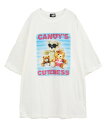 Candy Stripper CANDY 039 S CUTENESS BIG BIG TEE キャンディストリッパー トップス カットソー Tシャツ ホワイト ブラック ブルー【送料無料】