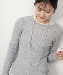 スローブ イエナ 服 レディース SLOBE IENA 《追加予約》SLOBE ロングメタルビーズネックレス(180cm) スローブ イエナ アクセサリー・腕時計 ネックレス シルバー【送料無料】