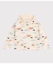 【SALE/20%OFF】PETIT BATEAU プリントスウェット長袖プルオーバー プチバトー トップス スウェット・トレーナー ホワイト【送料無料】