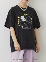 NICOLE CLUB キャラクターTシャツ ニコル クラブ トップス カットソー・Tシャツ ブラック イエロー ホワイト