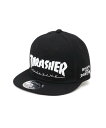 THRASHER THRASHER/(K)スラッシャー キッズ キャップ CAP K-THR-C03K スラッシャー　バイ　リフルページ 帽子 キャップ ブラック ブラウン グレー