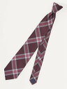 【SALE/17%OFF】m.f.editorial エコウォッシャブル チェック柄 レギュラータイ 8.0cm幅 タカキュー スーツ・フォーマル ネクタイ・蝶ネクタイ レッド ブルー ネイビー