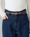 COMME CA ISM ピンレスベルト コムサイズム ファッション雑貨 ベルト ブラウン ブラック