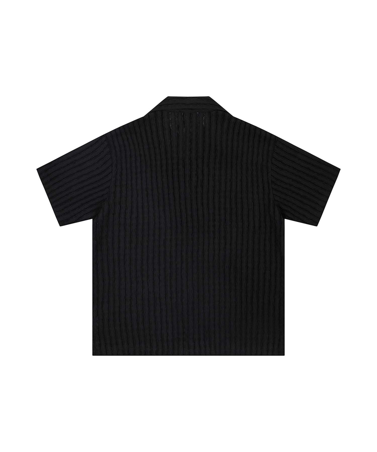 【SALE／20%OFF】aimoha MENS 【aimoha neo】Pinstripe Pocket Shirt アイモハ トップス シャツ・ブラウス ブラック ベージュ