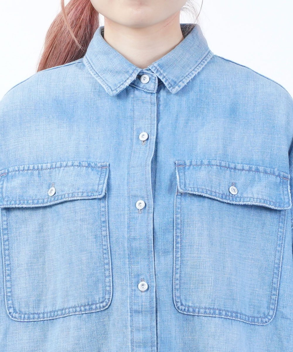 Healthy DENIM ヘルシーデニム Breezy Almond ブルーコムブルー トップス シャツ・ブラウス