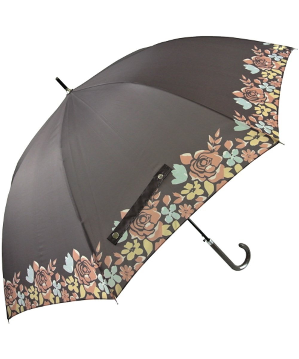 ATTAIN ATTAIN 婦人大判65cm ジャンプ傘 ローラ ファッション雑貨 傘・長傘 ブラック ネイビー ベージュ