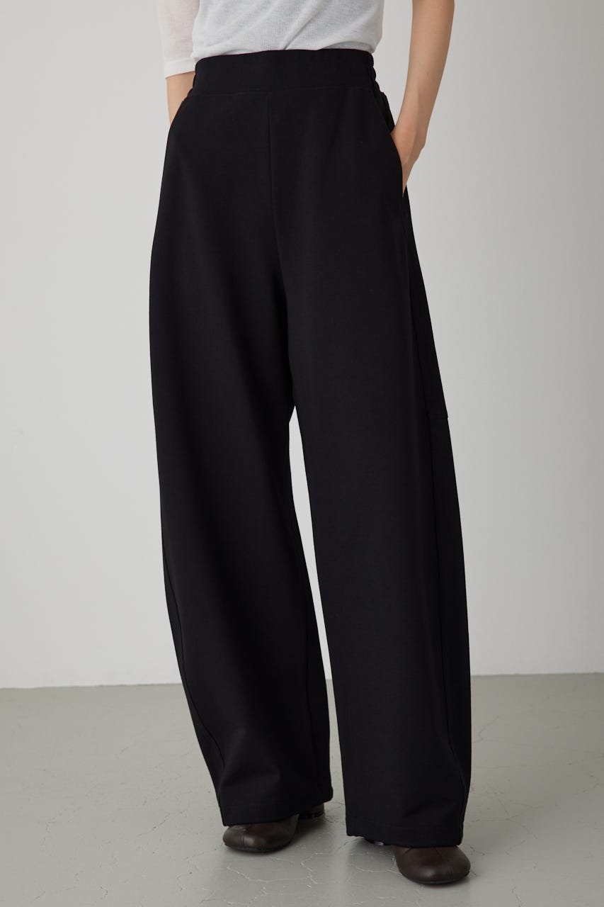 crie conforto オーバルスウェットパンツ クリー コンフォルト パンツ その他のパンツ ブラウン ブラック グレー【送料無料】