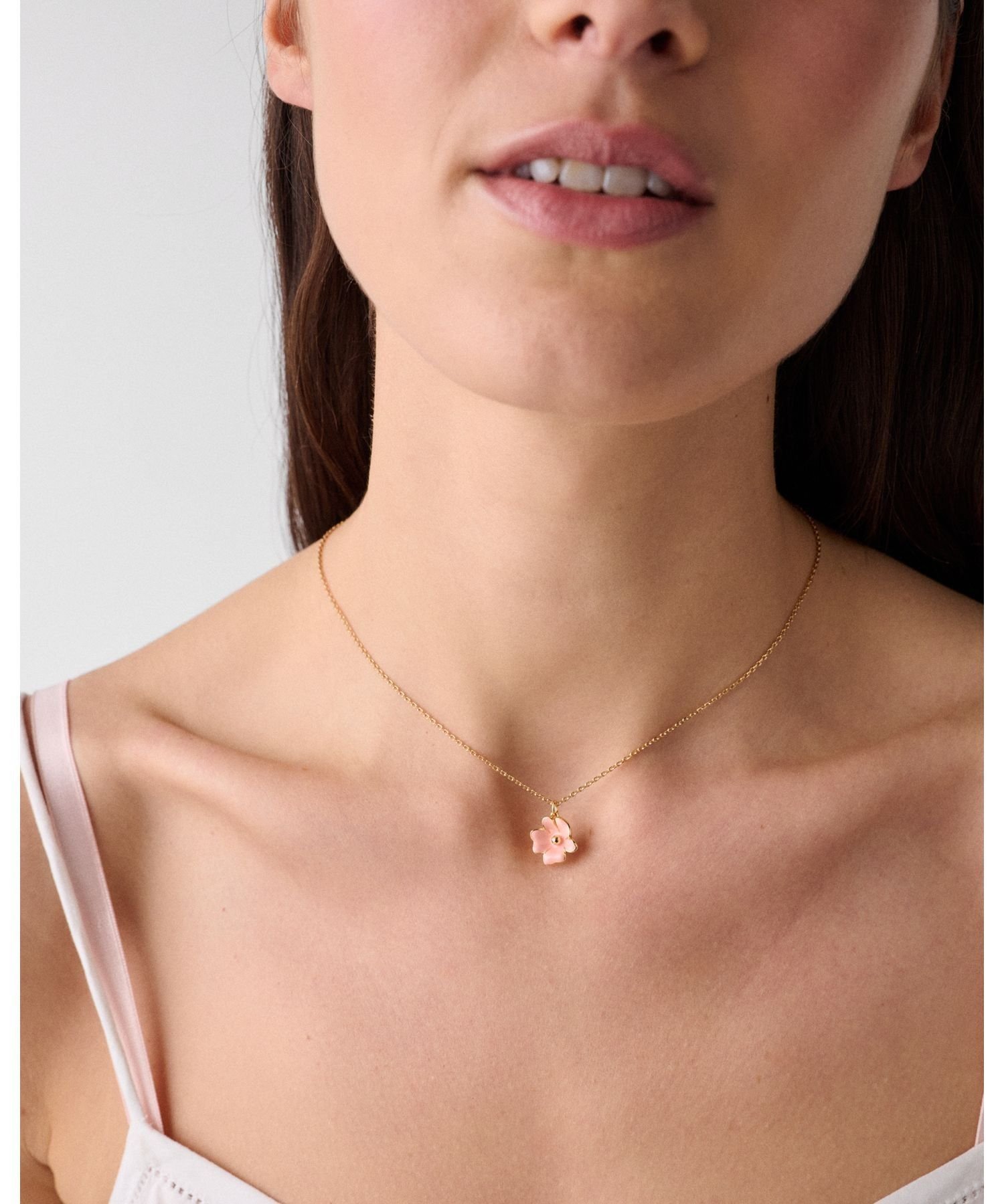 【SALE／50%OFF】kate spade new york 【公式】ゴールデン ブルーム フラワー ペンダント ケイトスペードニューヨーク アクセサリー・腕時計 ネックレス ピンク【送料無料】の商品画像 2