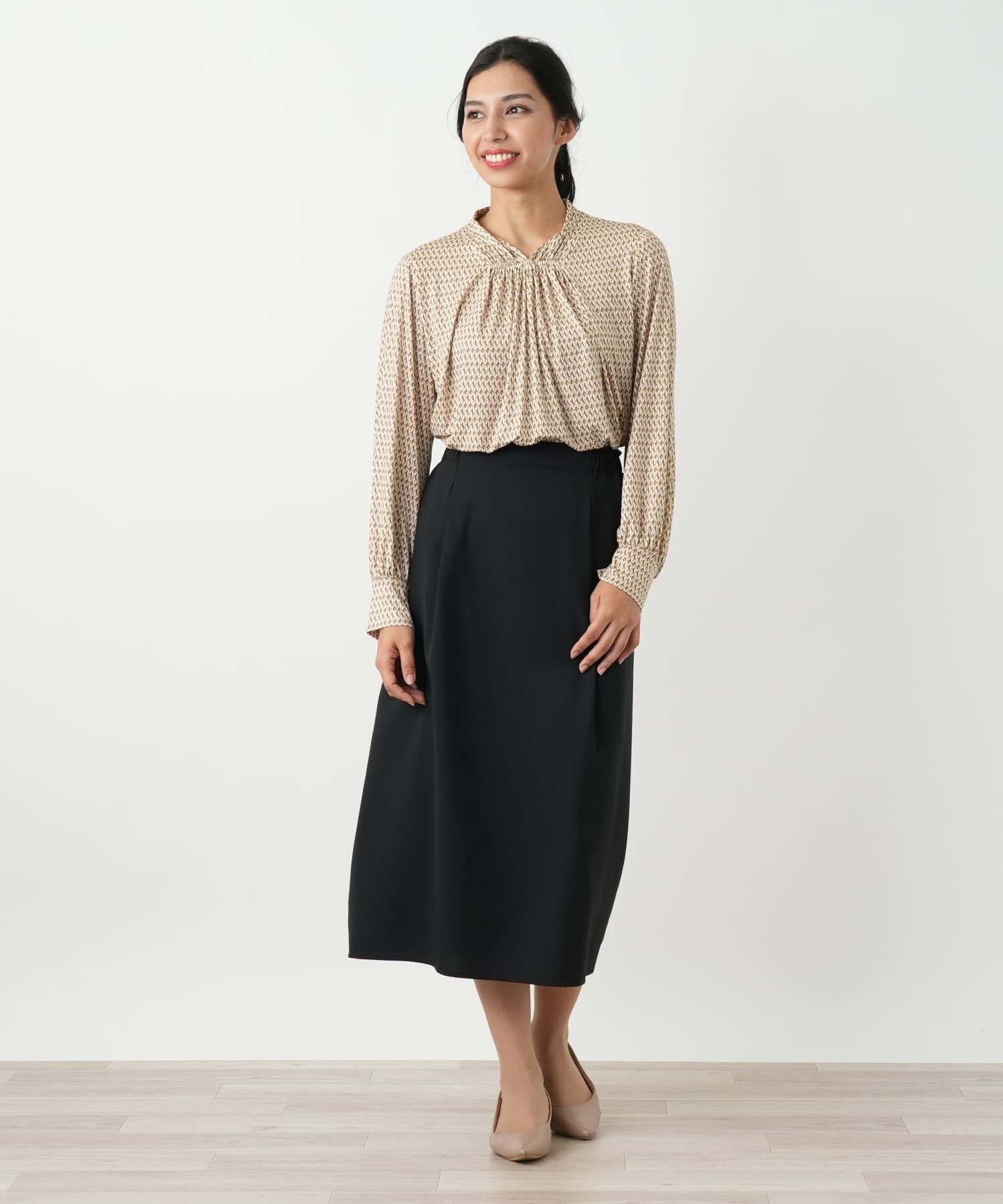 Leilian PLUS HOUSE カットソー レリアン プラスハウス トップス カットソー・Tシャツ ブラウン