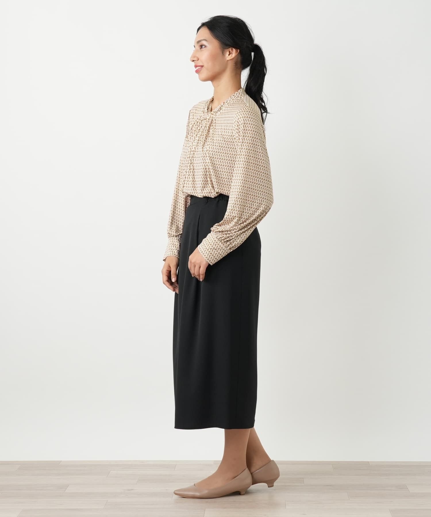 Leilian PLUS HOUSE カットソー レリアン プラスハウス トップス カットソー・Tシャツ ブラウン