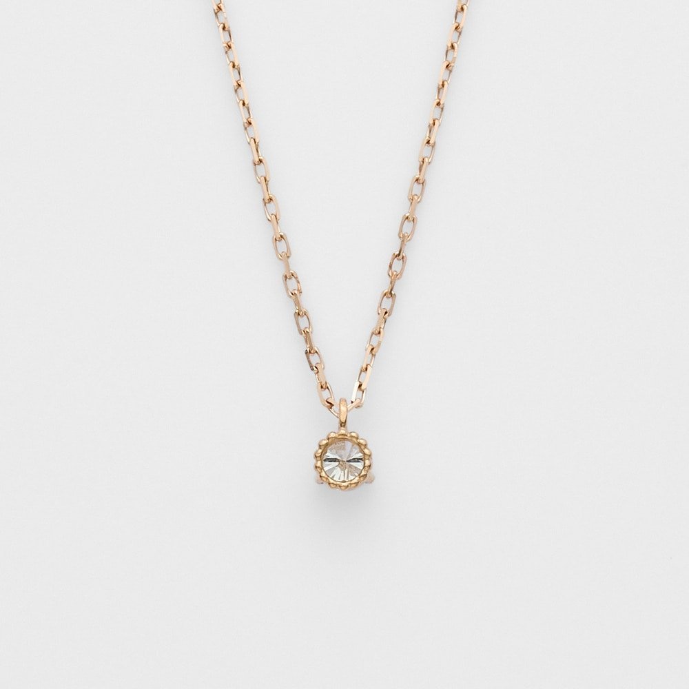 agete 《WEB限定》K18ダイヤモンドネックレス(0.05ct) アガット アクセサリー・腕時計 ネックレス ホワイト【送料無料】