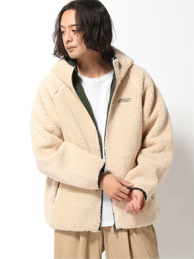 【SALE／69%OFF】GUESS (M)Reversible Hooded Jacket ゲス  ...