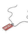 DIESEL DIESEL/(M)SINGLE DOGTAGS NECKLACE DX1368040 ウォッチステーションインターナショナル アクセサリー・腕時...
