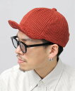 Basiquenti リブ編みニット ショートバイザー アンパイアキャップ ボールキャップ ショート エー.エム.エス. 帽子 キャップ ブラウン グレー カー...