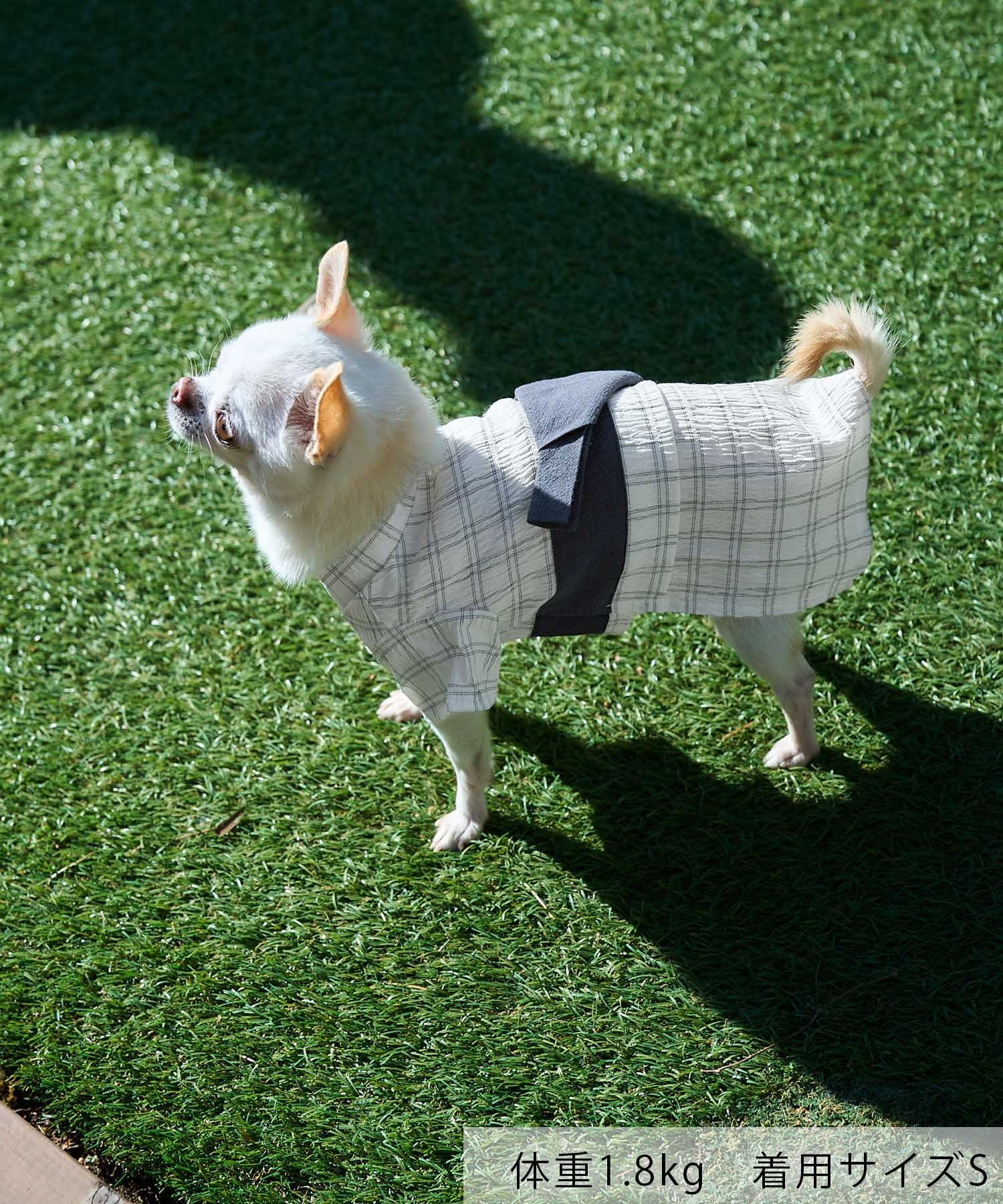 【SALE／50%OFF】ROPE' PICNIC PASSAGE 【DOG】チェック柄浴衣 ロペピクニック ペット用品 ペットウェア・ペット服 パープル ホワイト stylife-14533370 Rakuten Fashion サンプル画像3
