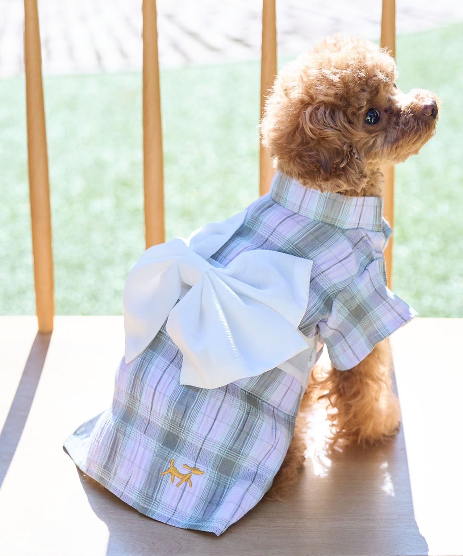 【SALE／50%OFF】ROPE' PICNIC PASSAGE 【DOG】チェック柄浴衣 ロペピクニック ペット用品 ペットウェア・ペット服 パープル ホワイト stylife-14533370 Rakuten Fashion サンプル画像2