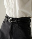 【SALE/40%OFF】aroco 丸バックルメッシュベルト ヴィータフェリーチェ ファッション雑貨 ベルト ブラウン ブラック