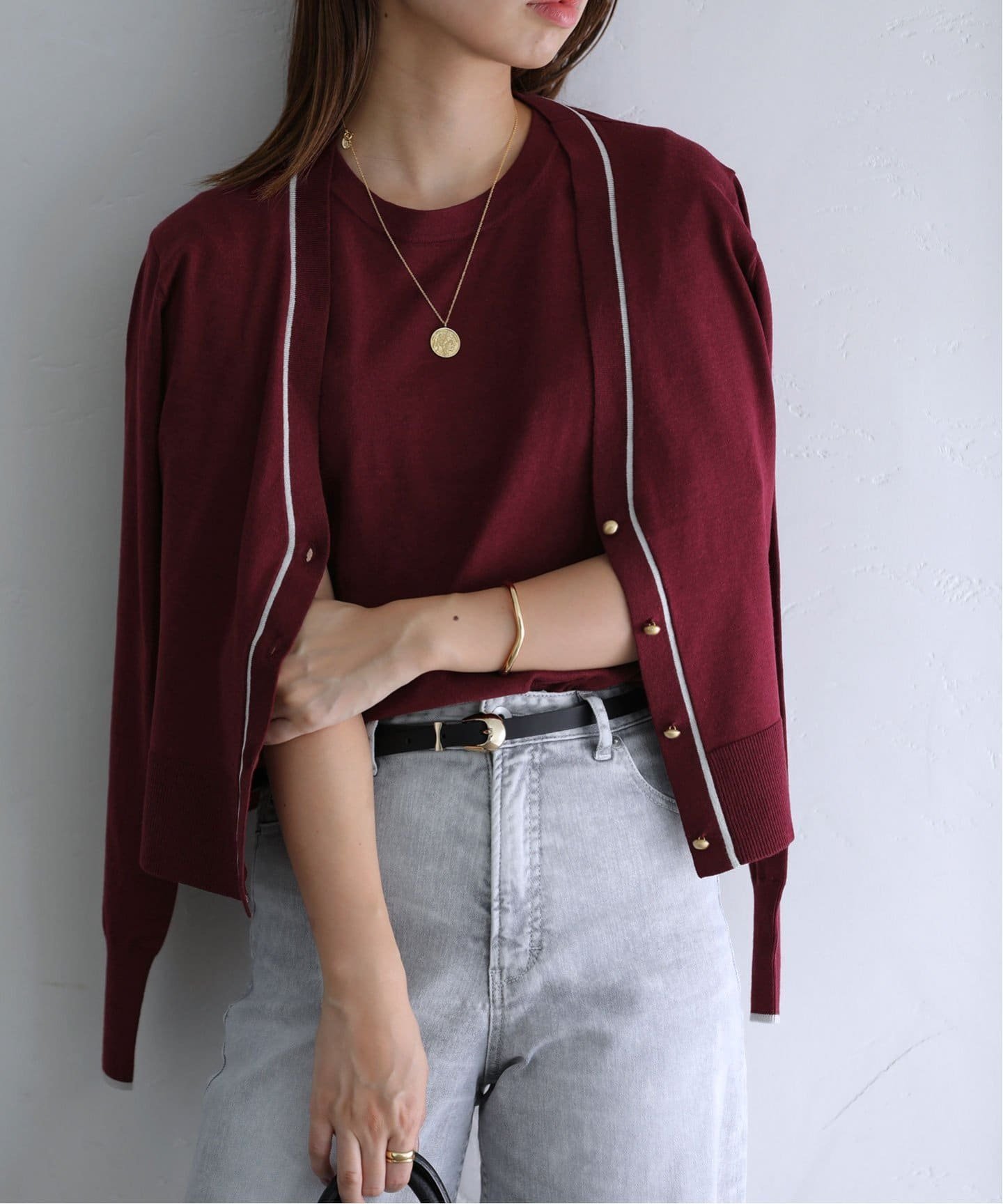 La Totalite ハーフスリーブアンサンブル ラ トータリテ トップス アンサンブル レッド ブラック ホワイト グリーン【送料無料】のサムネイル