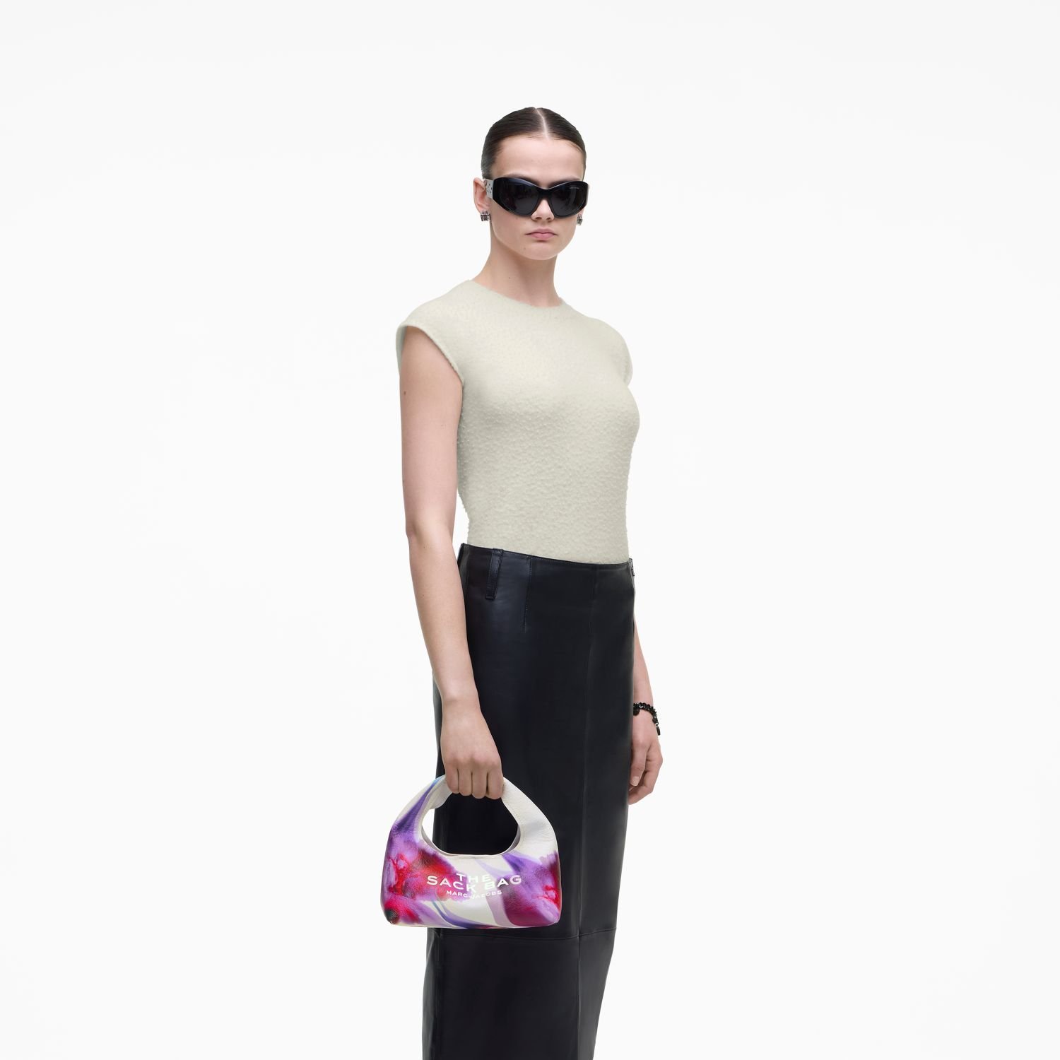 【SALE／30%OFF】MARC JACOBS 【公式】ザ フューチャー フローラル レザー サック バッグ ミニ マーク ジェイコブス バッグ ハンドバッグ【送料無料】