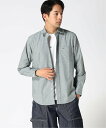 CROCODILE (M)ノンアイロン 千鳥柄 シャツ【シワになりにくい】 クロコダイル トップス シャツ・ブラウス ネイビー パープル グリーン【送料無料】
