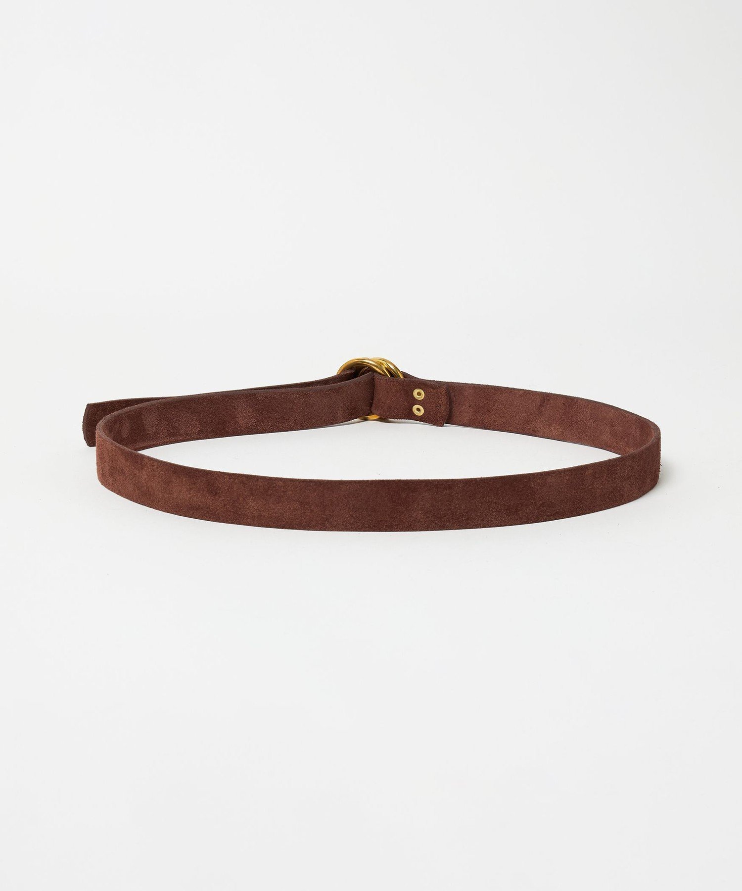 UNITED ARROWS ＜BEORMA LEATHER COMPANY＞B0209/スエード リングベルト ユナイテッドアローズ ファッション雑貨 ベルト ブラウン ブラック【送料無料】