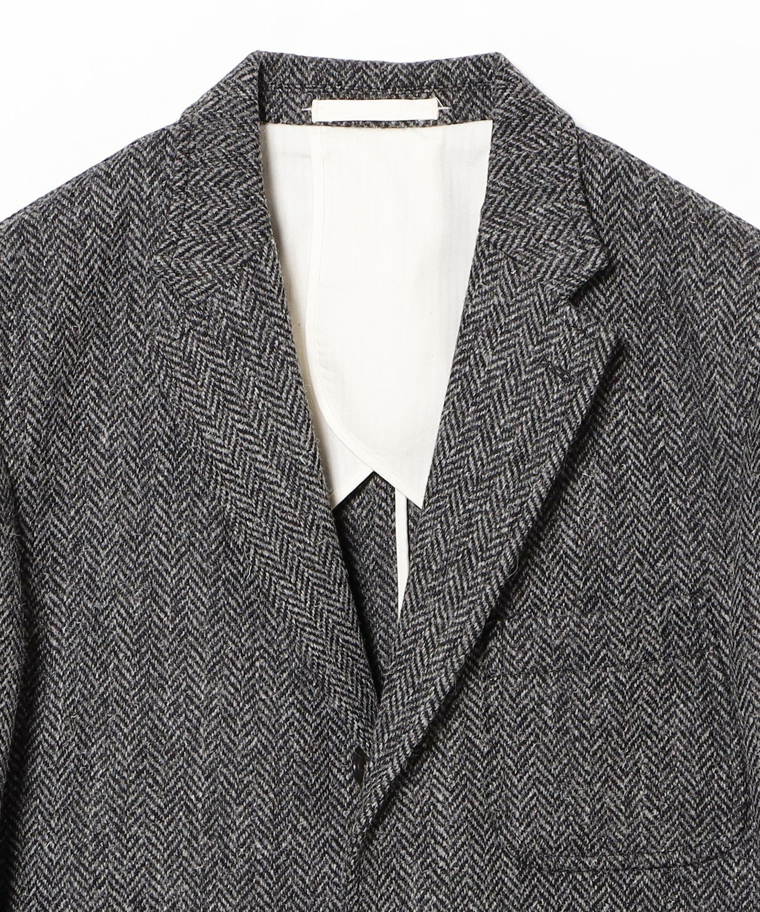 3B Jacket Harris Tweed ビームス メン ジャケット・アウター テーラードジャケット・ブレザー グレー